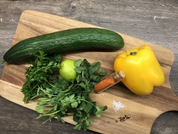 Die kulinarische Weltreise: Gurken-Koriander-Sambal (Südafrika ...